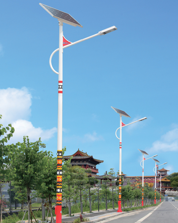 湖南永州新农村建设太阳能路灯工程施工纪实