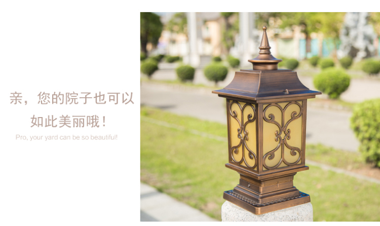 欧式柱头灯 欧式柱头灯