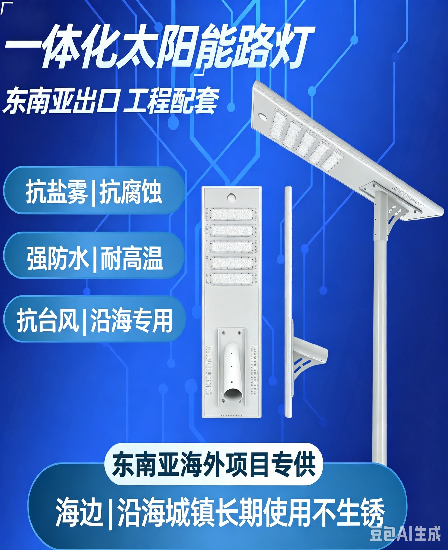 一体化太阳能路灯 一体化太阳能路灯